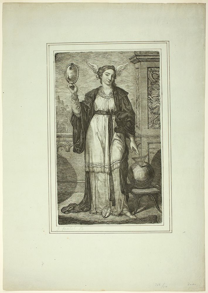 Female Personification of Science by Joseph Fratrel