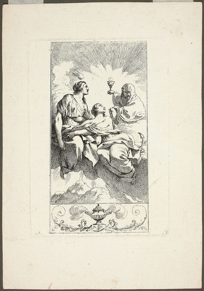 The Three Virtues of Theology by Jean-Jacques Lagrenée