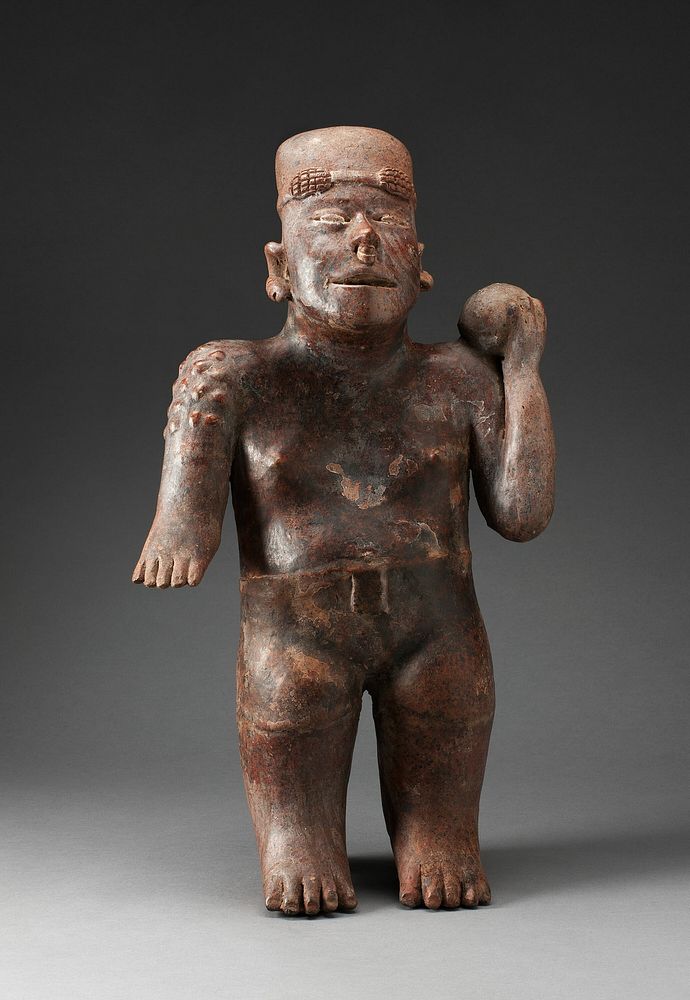 Standing Male Figure Holding a Ball by Jalisco