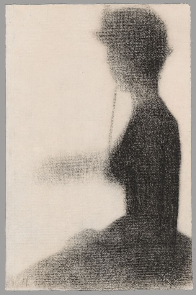 Seated Woman with a Parasol (study for La Grande Jatte) by Georges Seurat