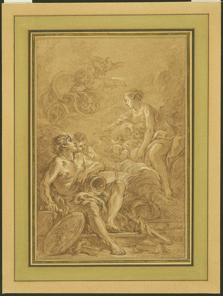 Venus Commanding Vulcan to Make Arms for Aeneas by François Boucher