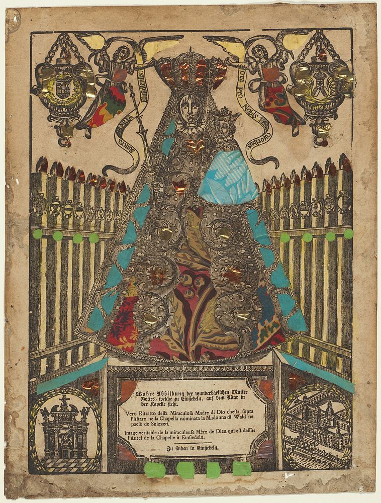 The Adoration of the Einsiedeln Madonna by Unknown artist
