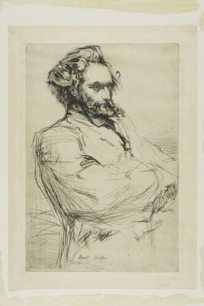 C. L. Drouet, Sculptor by James McNeill Whistler