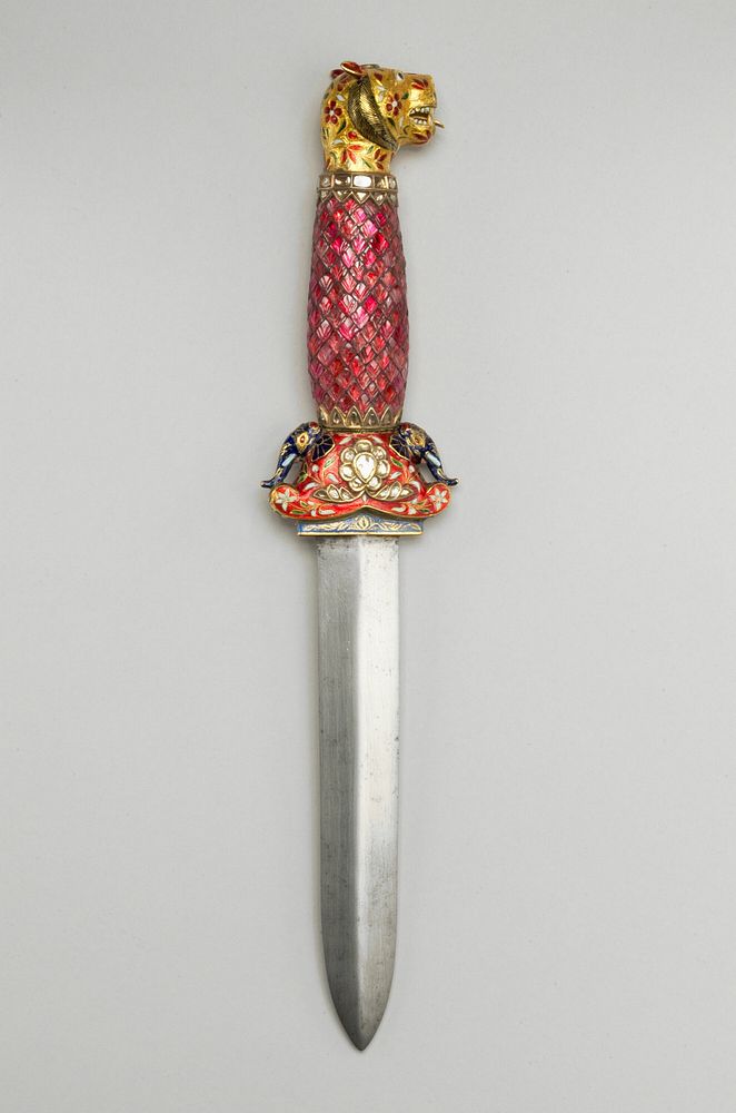 Dagger with Tiger-Head Pommel