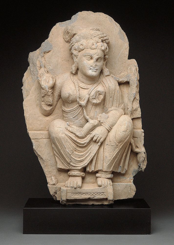 Goddess Hariti Seated Holding a Child