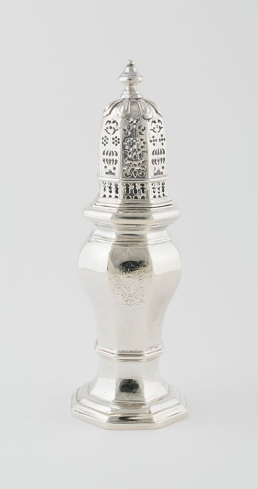 Canister (one of three) by Edward Workman (Silversmith)
