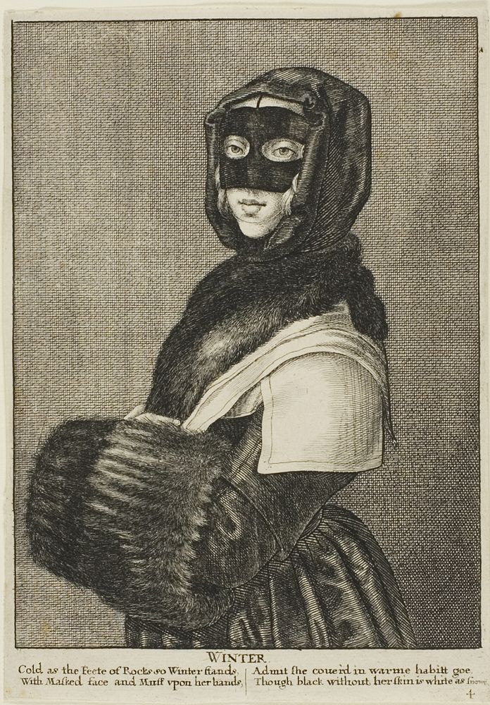 Winter by Wenceslaus Hollar