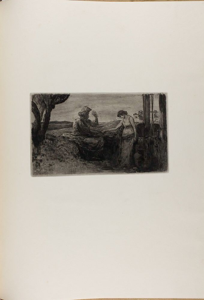 Christ and the Samaritan Woman, from A Life by Max Klinger