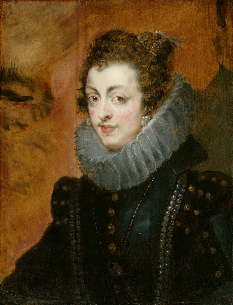 Portrait of Isabella of Bourbon by Peter Paul Rubens