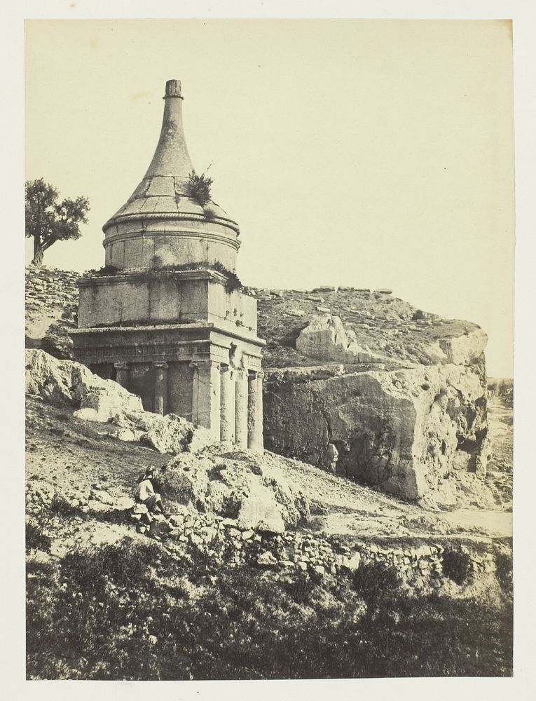 Absalom's Tomb, Jerusalem by Francis Frith