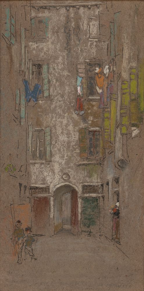 Corte del Paradiso by James McNeill Whistler
