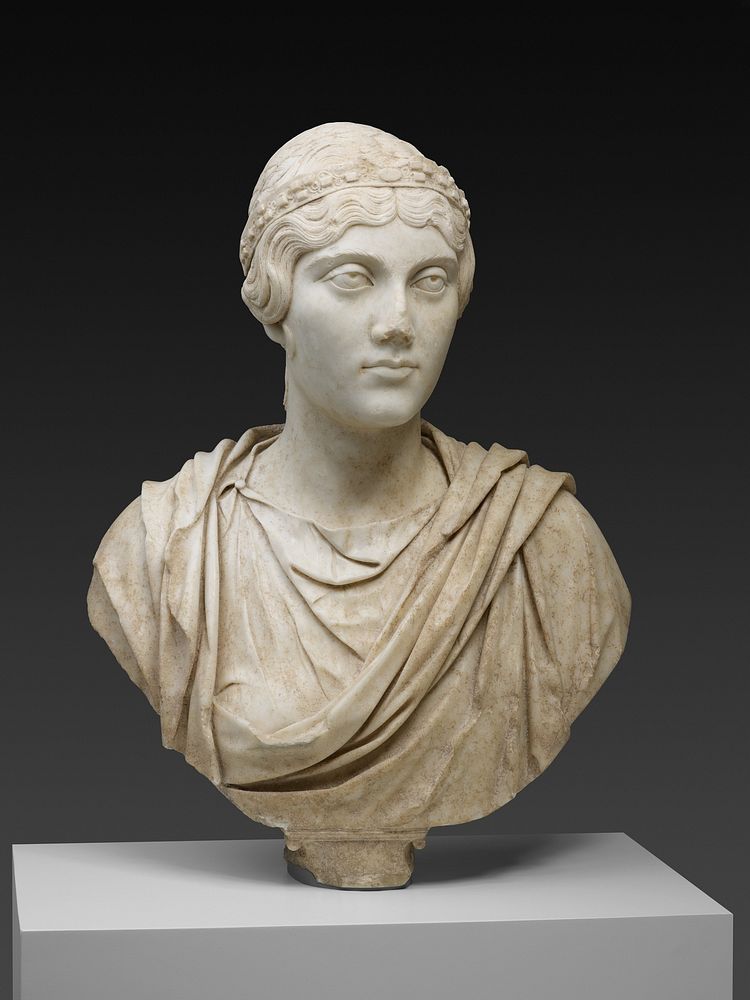 Portrait Bust of a Woman by Ancient Roman