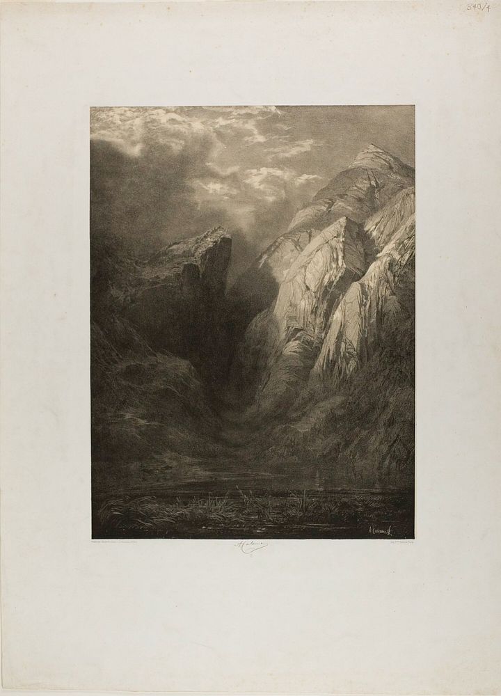 The Alps, from Various Landscape Sites by Alexandre Calame