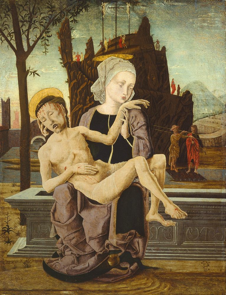 Pietà by Cosimo Tura