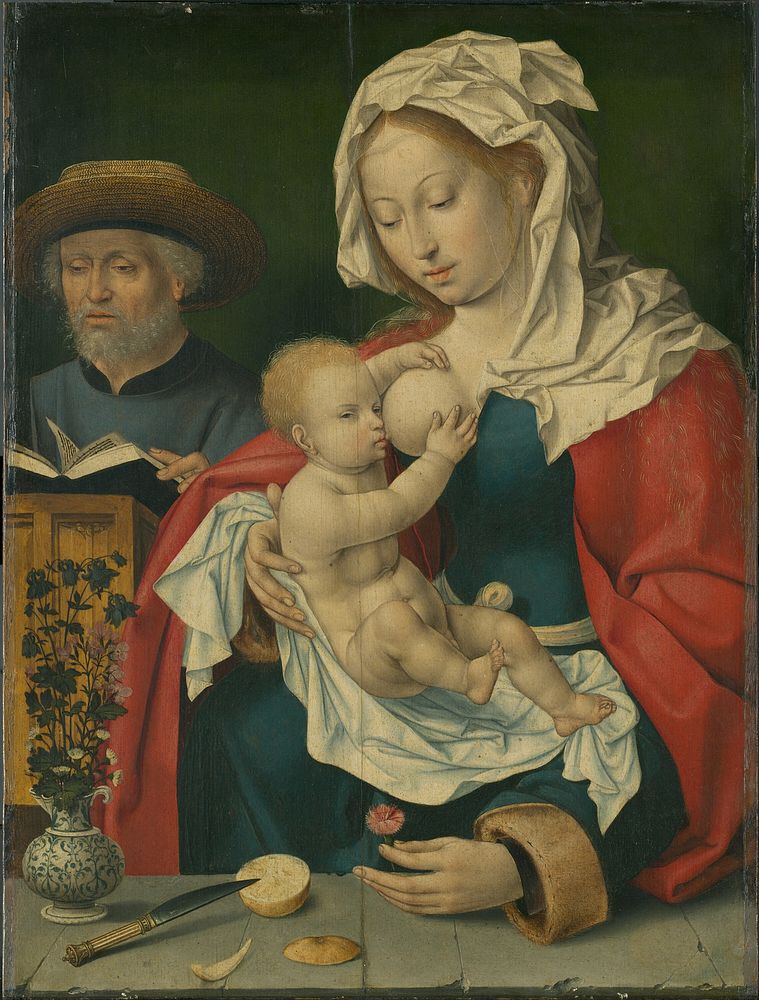 Holy Family by Joos van Cleve