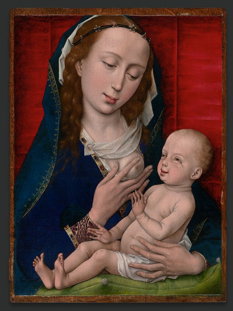 Virgin and Child by Workshop of Rogier van der Weyden