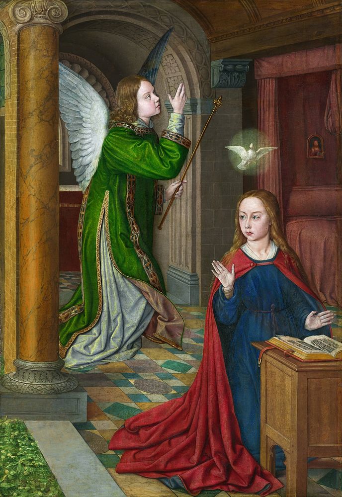 The Annunciation by Jean Hey, (the Master of Moulins)
