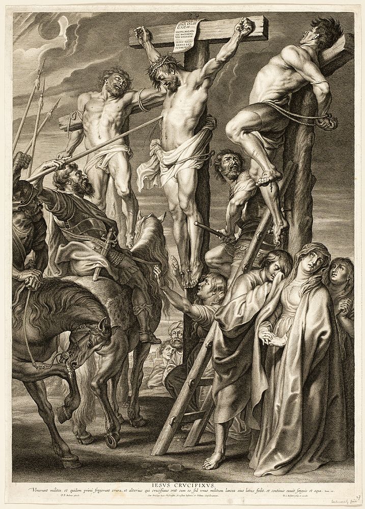 The Crucifixion (Coup de Lance) by Boëtius Adamsz. Bolswert