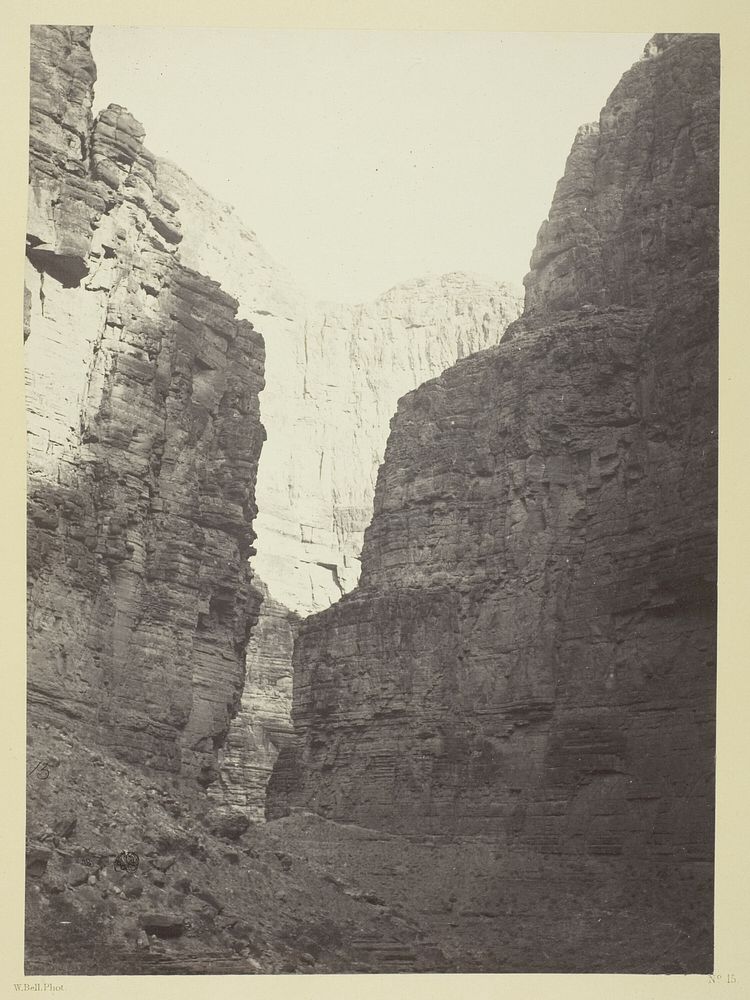 Limestone Walls Kanab Wash, Colorado River by William H. Bell