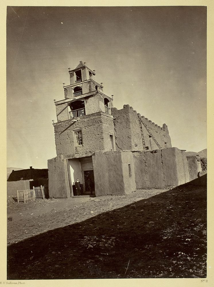 The Church of San Miguel, the Oldest in Santa Fe, N.M. by Timothy O'Sullivan