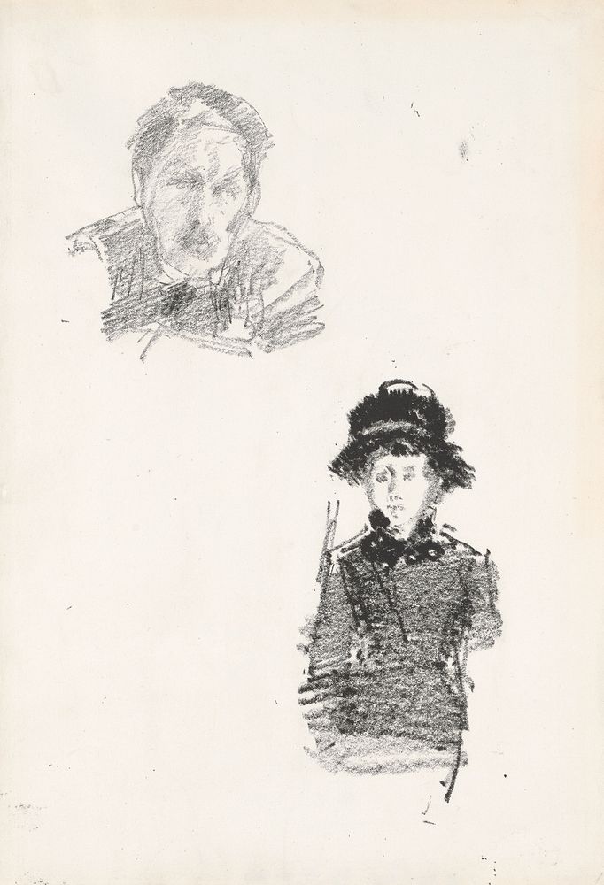 Two Sketches by James McNeill Whistler