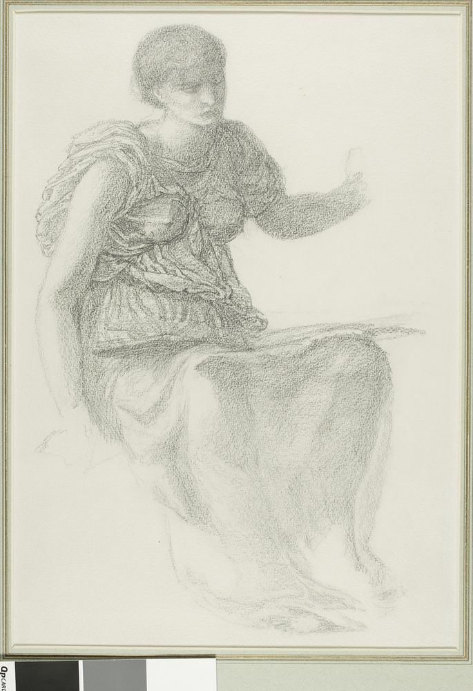Study for One of the Fates by Sir Edward Burne-Jones