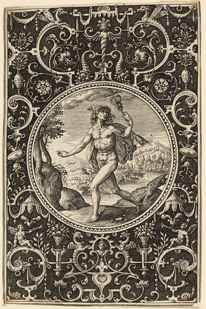 Mercury by Adriaen Collaert, II