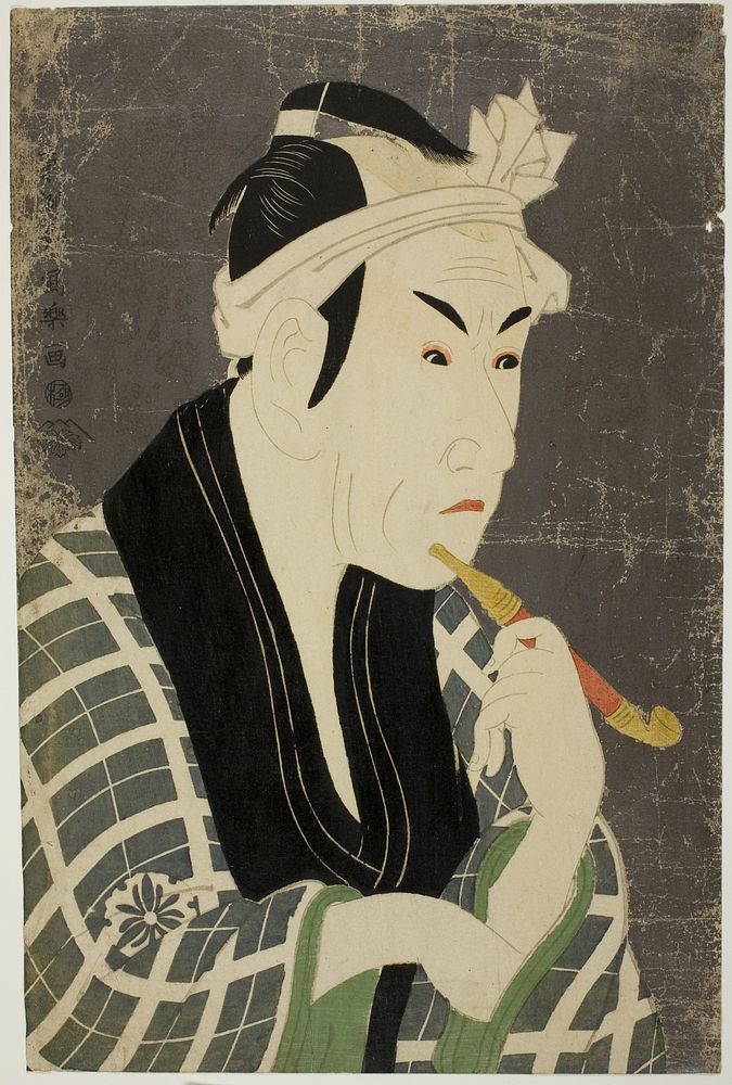 The actor Matsumoto Koshiro IV as Gorobei by Tōshūsai Sharaku