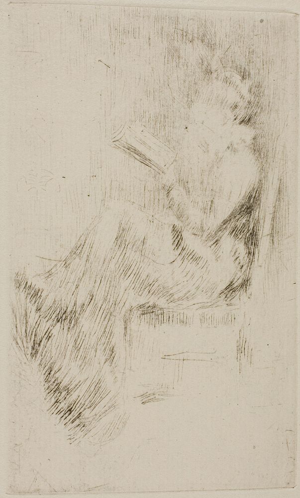 Reading a Book by James McNeill Whistler