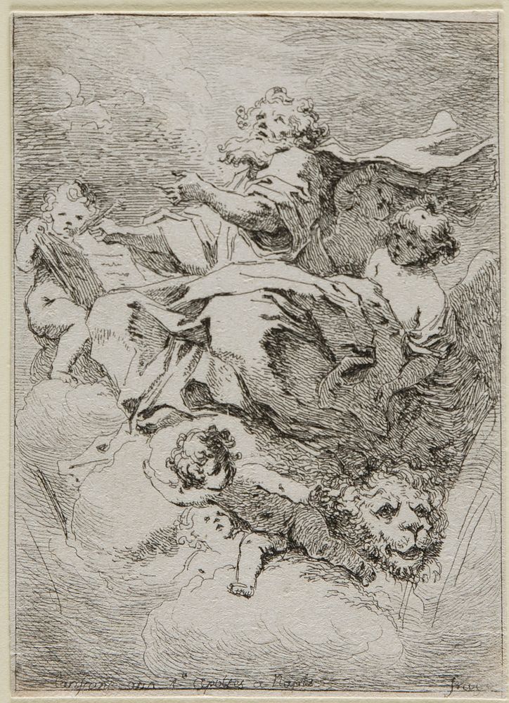 Saint Mark by Jean Honoré Fragonard