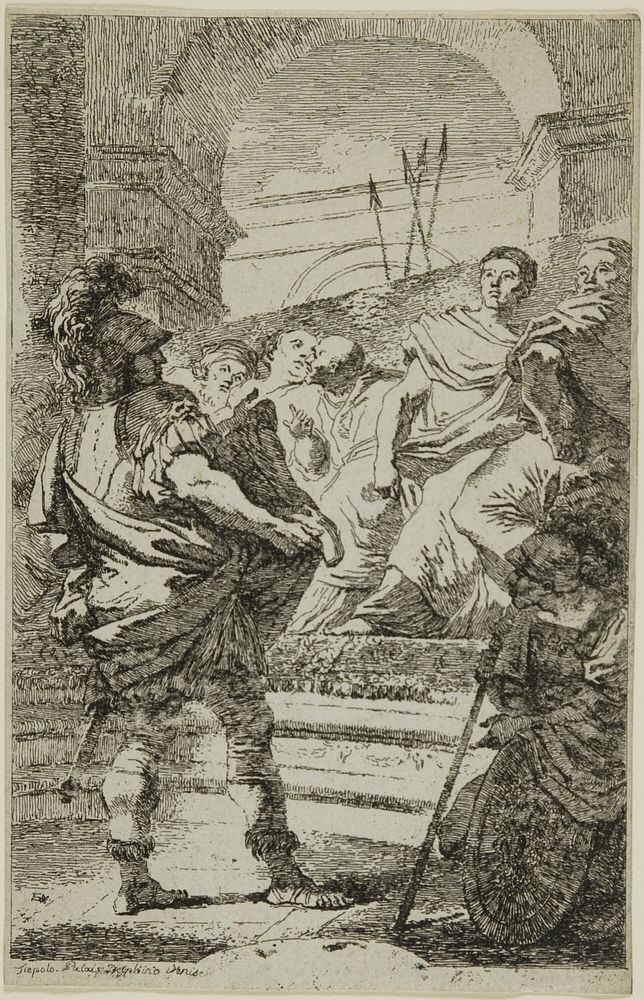 Fabius Maximus Before the Carthaginensis Senate by Jean Honoré Fragonard