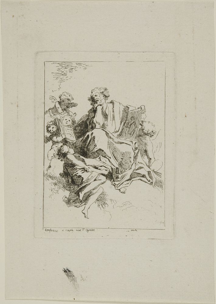 Saint Luke by Jean Honoré Fragonard
