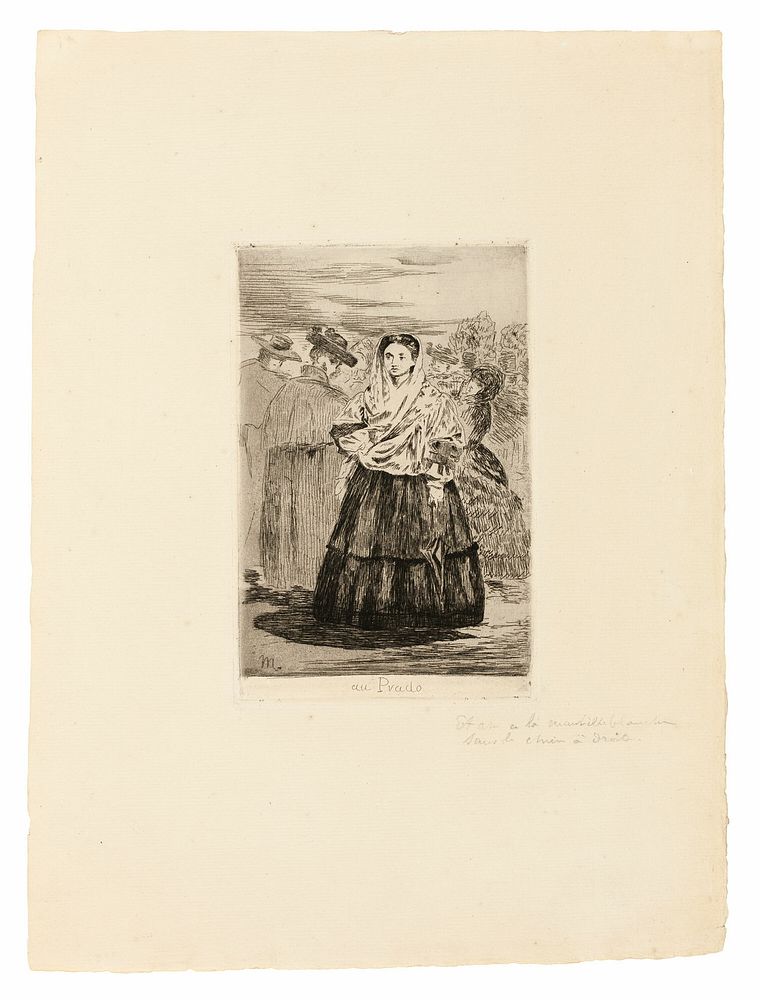 At the Prado I by Édouard Manet