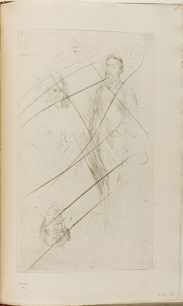 Portrait Sketches including F.R. Leyland and Whistler by James McNeill Whistler