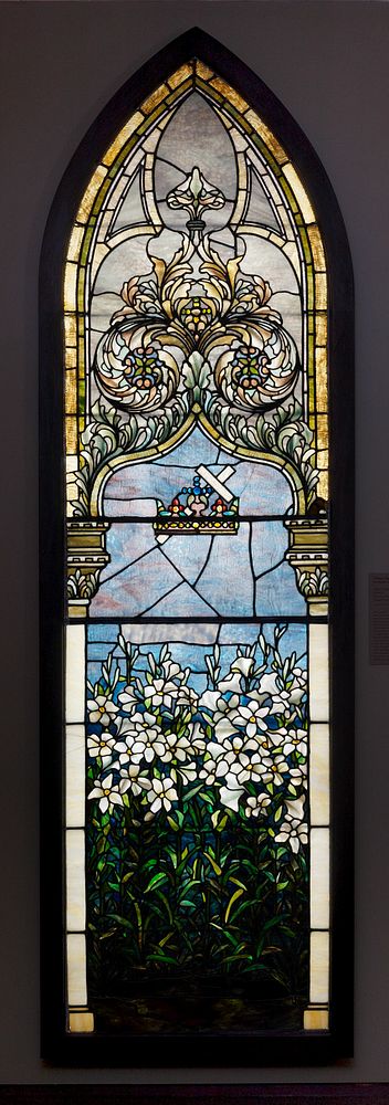 Lilies (Corey Memorial Window) by Louis Comfort Tiffany
