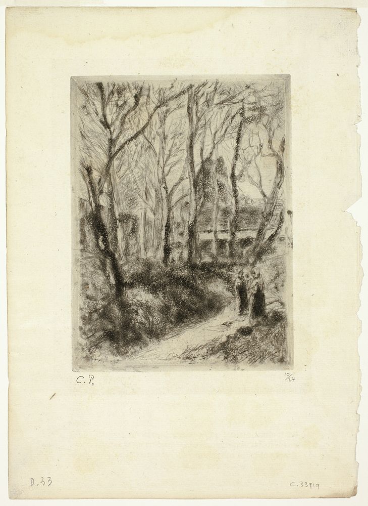 Path at Pontoise by Camille Pissarro