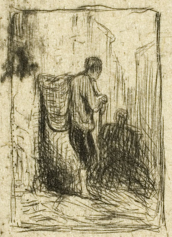 Rag-Picker by Charles Émile Jacque