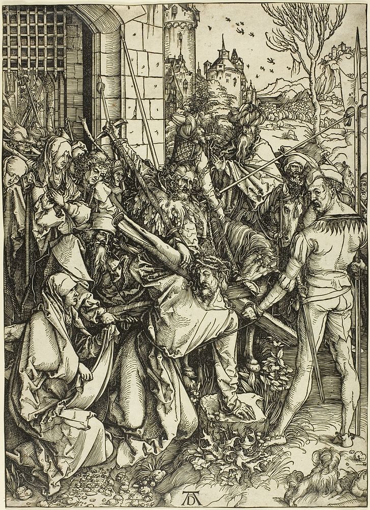 The Bearing of the Cross, from The Large Passion by Albrecht Dürer