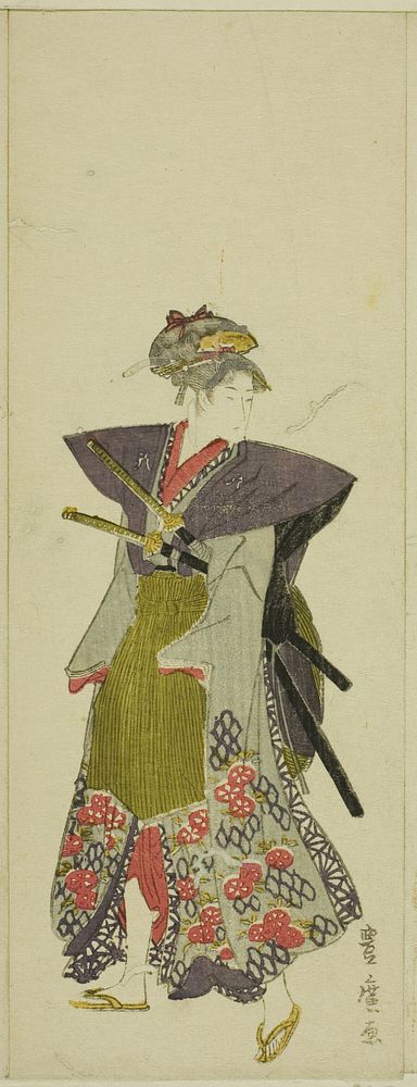 Parody of a daimyo procession by Utagawa Toyohiro