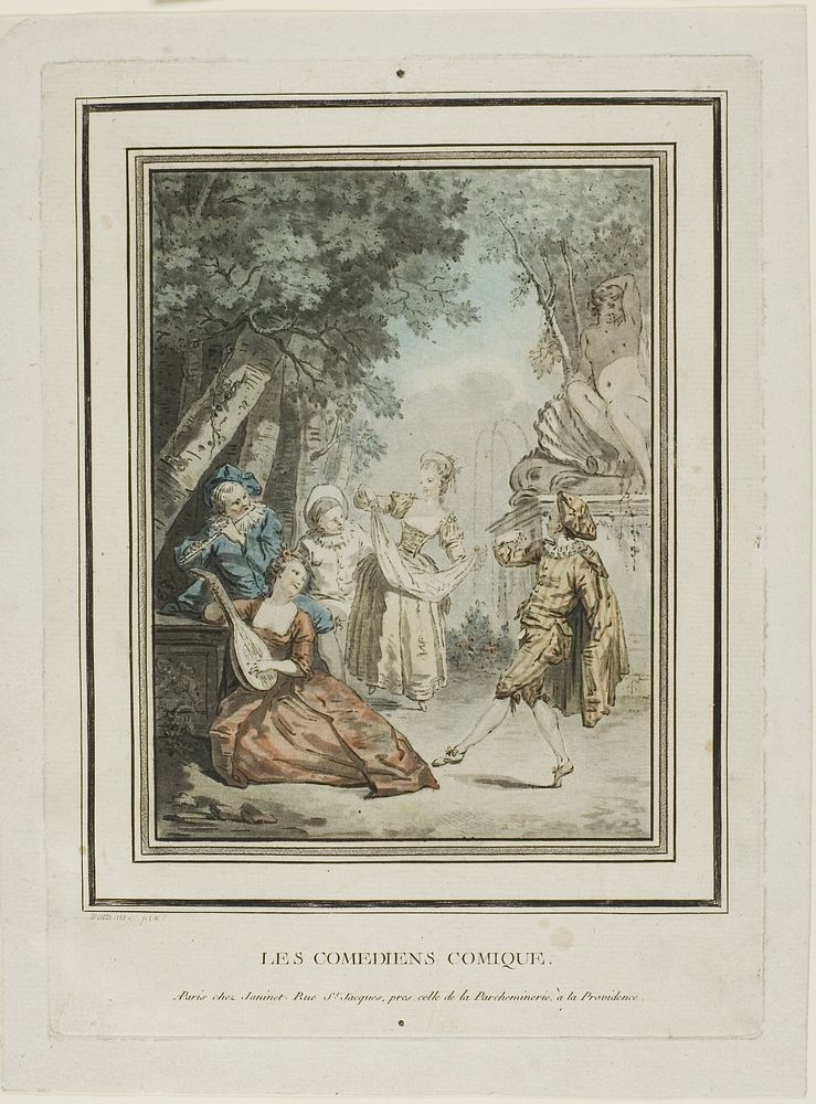The Comedians by Jean François Janinet