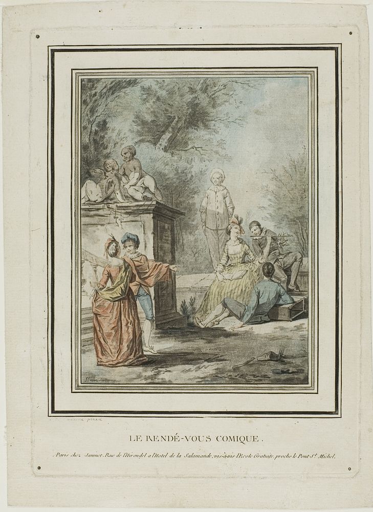 The Comic Rendevous by Jean François Janinet