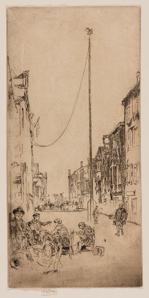 The Venetian Mast by James McNeill Whistler