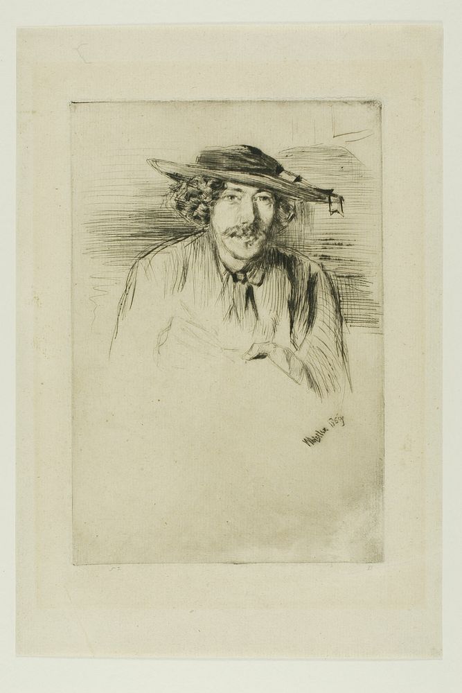 Whistler with a Hat by James McNeill Whistler