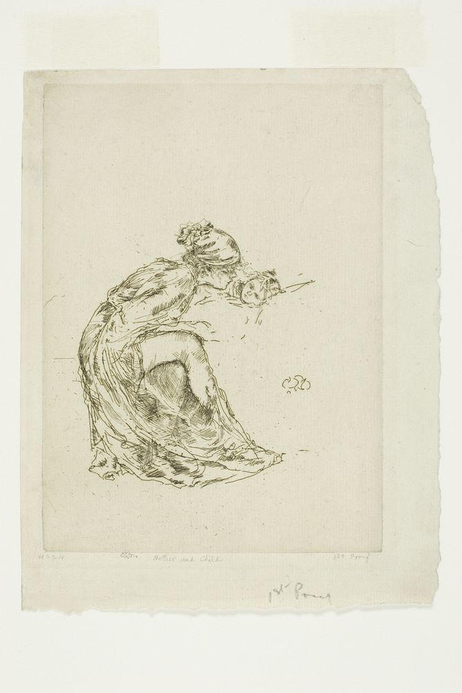 Cameo, No. 1 (Mother and Child) by James McNeill Whistler