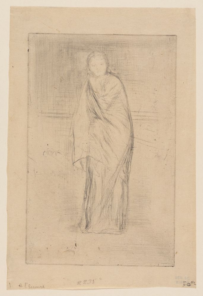 Draped Model by James McNeill Whistler