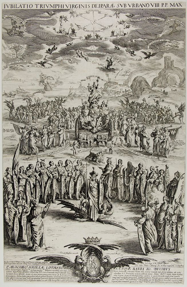 The Triumph of the Virgin by Jacques Callot