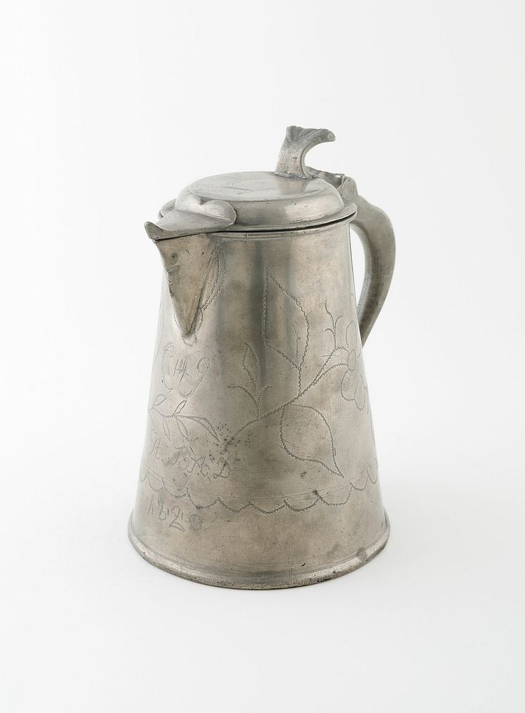 Covered Flagon with Spout