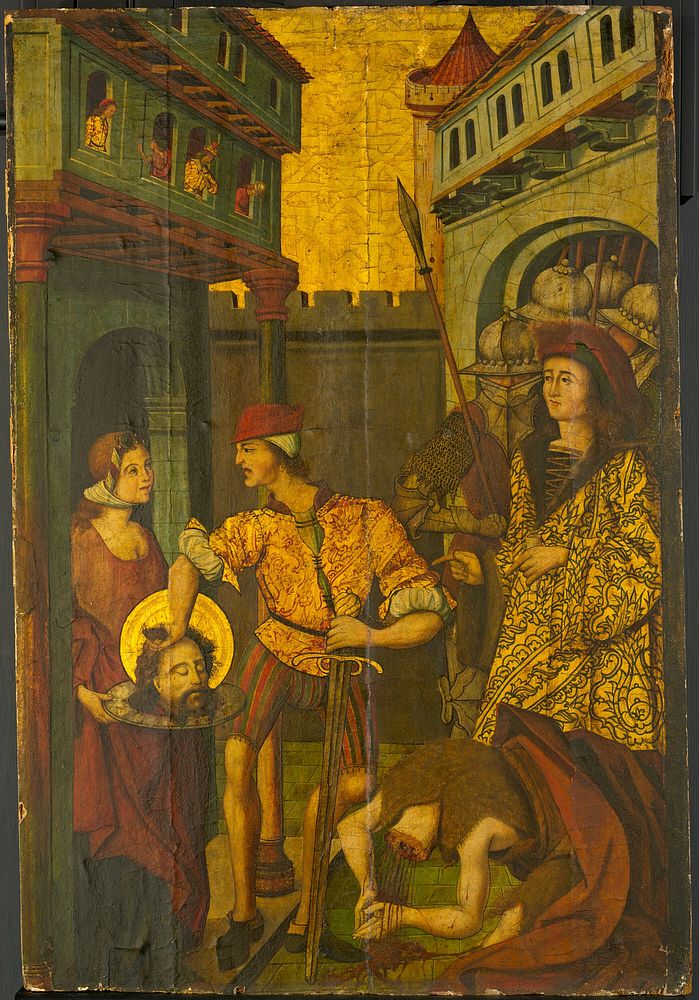 The Beheading of Saint John the Baptist by Master Palanquinos