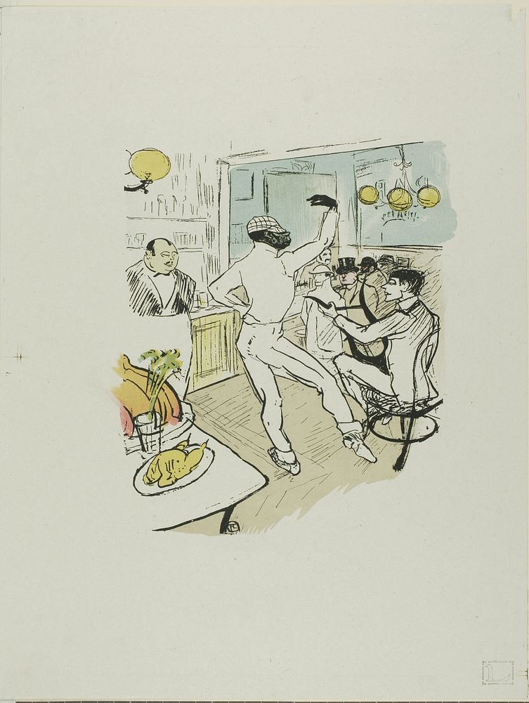 Chocolat Dancing by Henri de Toulouse-Lautrec