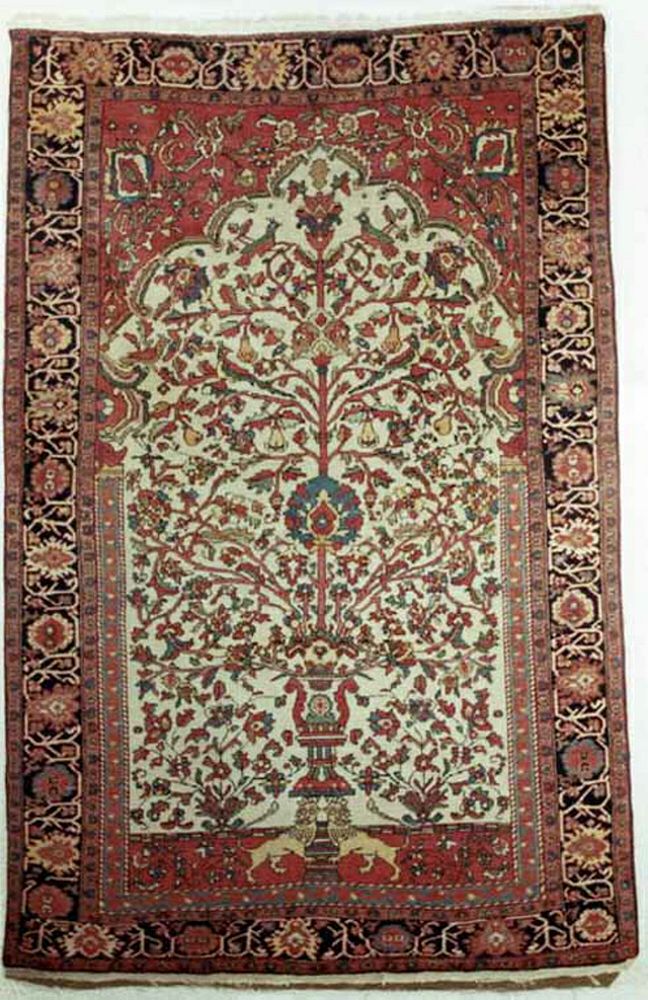 Prayer Carpet (Sarouk Style) by Islamic
